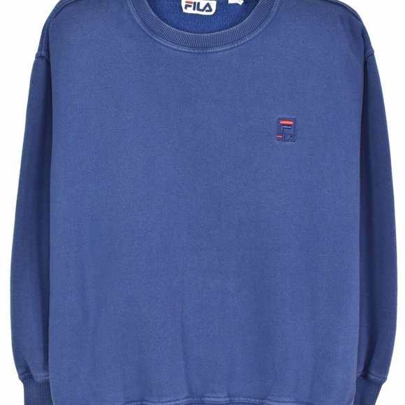 Fila Other - VINTAGE FILA EMBROIDERED NAVY SWEATSHIRT | LARGE
